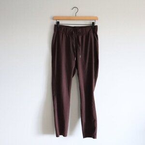 Lululemon Women's Sz 4 Plum Keep Moving Relaxed Fit Stretch Activewear Pant